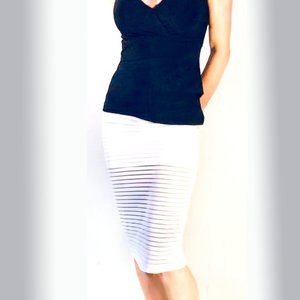 Women's Sexy Skirt with Horizontal Design